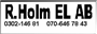 R Holm El AB